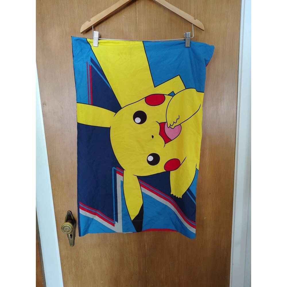 2022 Pokemon Pikachu Double Sided Standard Pillowcase **Excellent Condition**